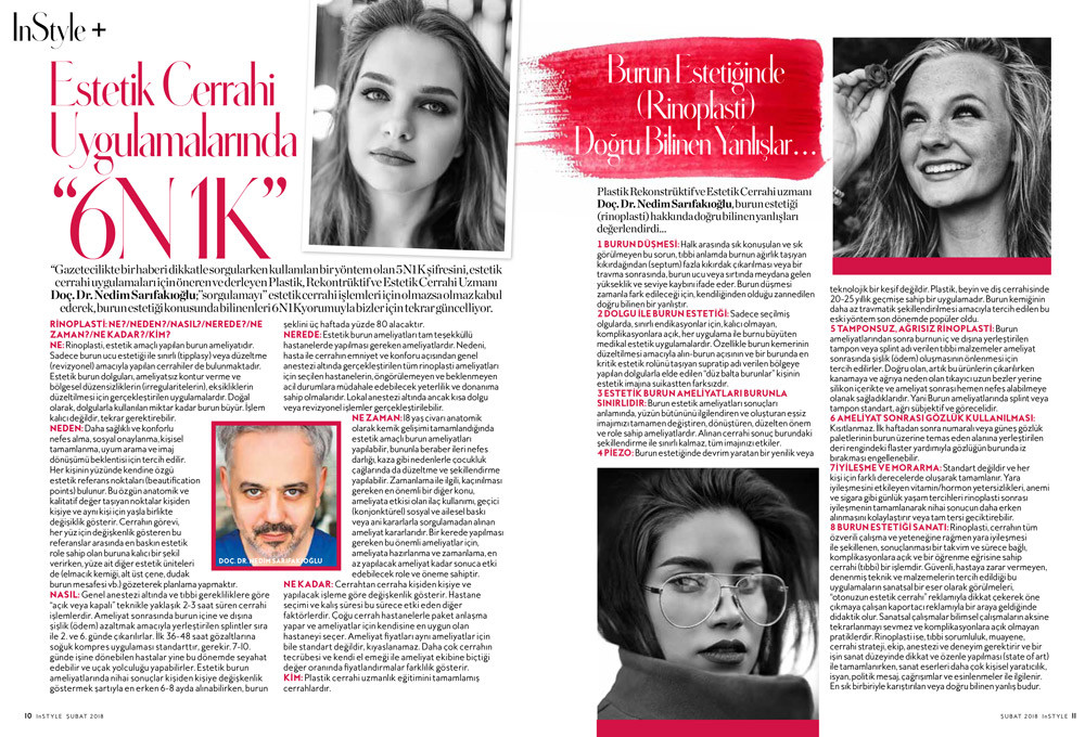 Nedim Sarıfakıoğlu inStyle Dergisi