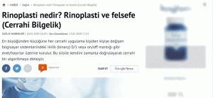 rinoplasti ve cerrahi bilgelik felsefesi
